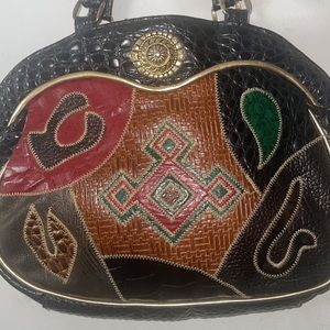 patchwork Tribal Aztec Vintage Shoulder Handbag